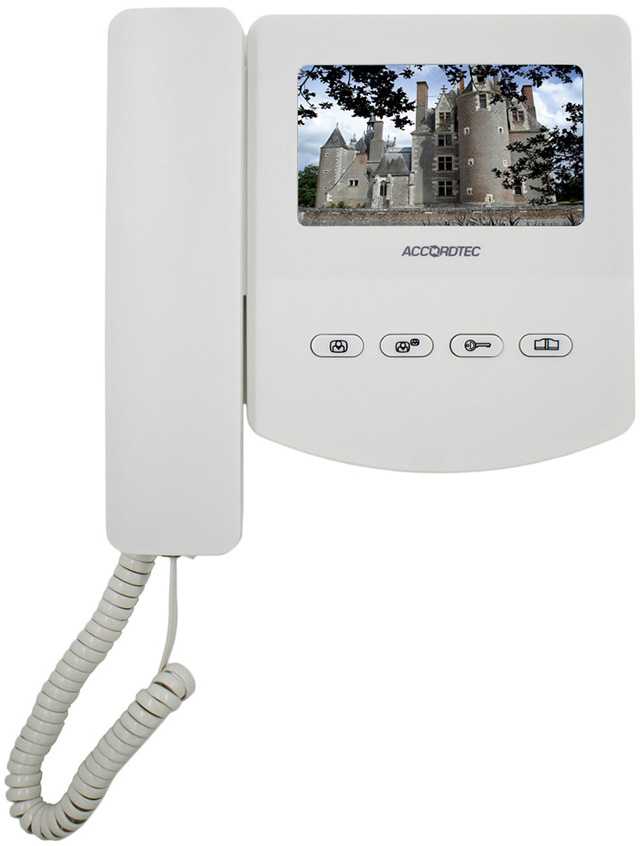 AccordTec AT-VD433C EXEL WHITE (AT-01158) Видеомониторы фото, изображение