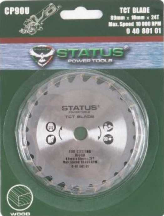 Status ТСТ 24Т (пильный диск для CP 90 U) Для электро и бензопил фото, изображение