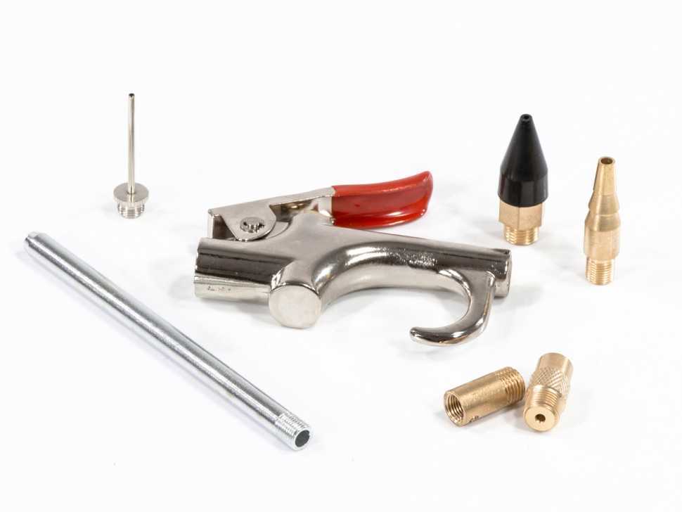 Набор продувочный пистолет, пневмат. в комплекте с насадками, 6 шт Matrix Краскораспылители фото, изображение