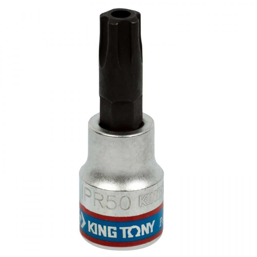 Насадка (бита) торцевая 3/8", TORX PLUS, IPR50, L = 50 мм, 5-ти лучевой KING TONY 302D50 Насадки фото, изображение