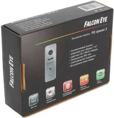 Falcon Eye FE-ipanel 3 HD black Цветные вызывные панели на 1 абонента фото, изображение