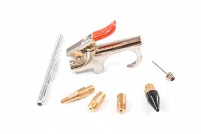 Набор продувочный пистолет, пневмат. в комплекте с насадками, 6 шт Matrix Краскораспылители фото, изображение